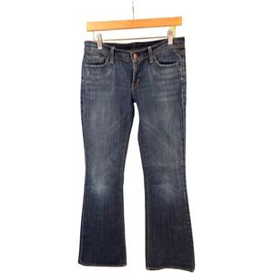 Citizens Of Humanity Blue Flare Wide Leg Jeans